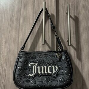 Juicy Couture Black Monogram Shoulder Bag